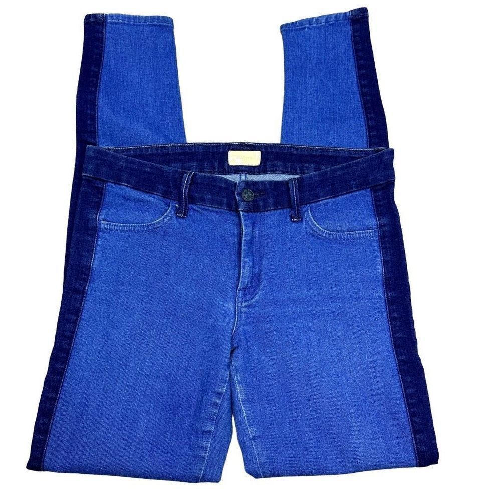 MOTHER Colorblock Looker Geometric Lies Jeans Size 29